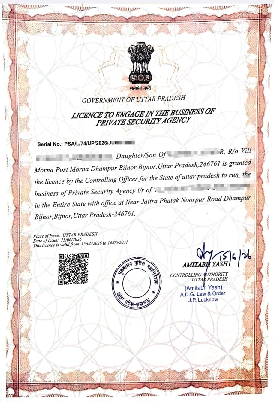 Psara License in UP