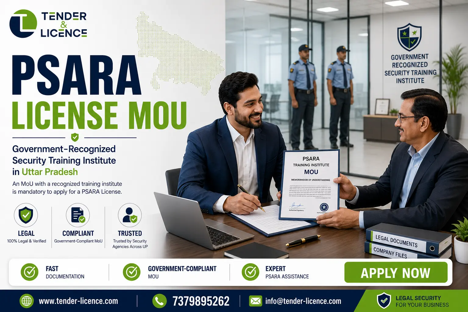 PSARA License Mou in Uttar Pradesh