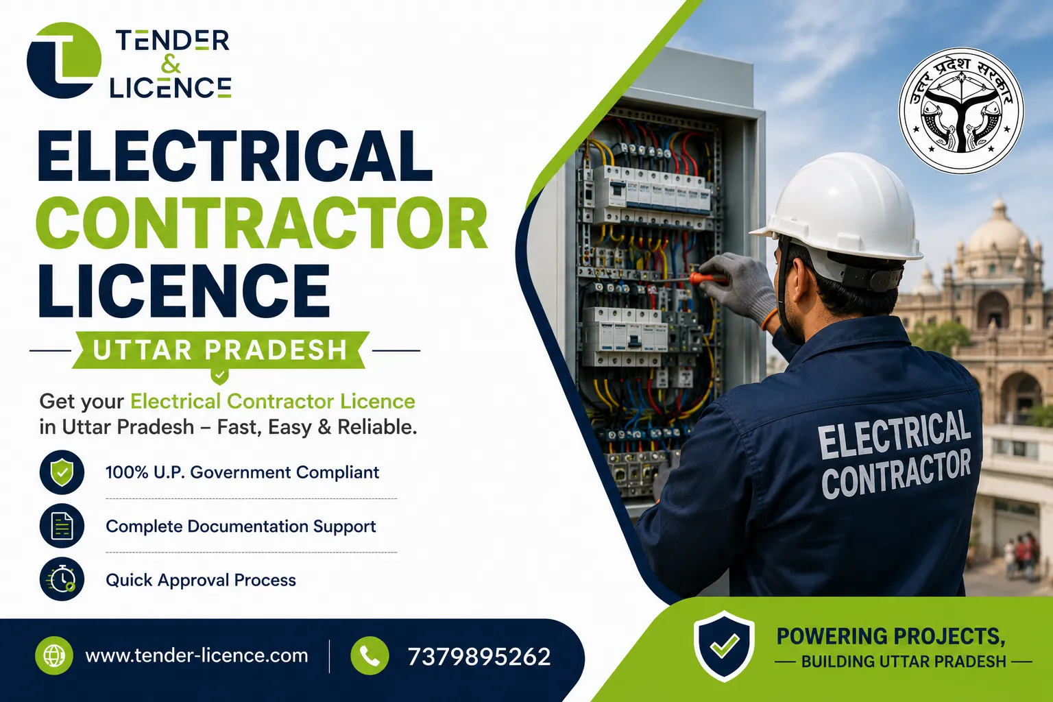 Electrical contractor license in Uttar Pradesh